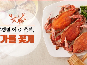 '갯벌'이 준 축복, 가을 꽃게